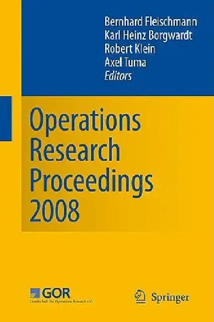 Cover of Operations Research Proceedings 2008
