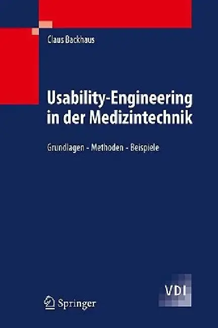 Cover of Usability-Engineering in Der Medizintechnik