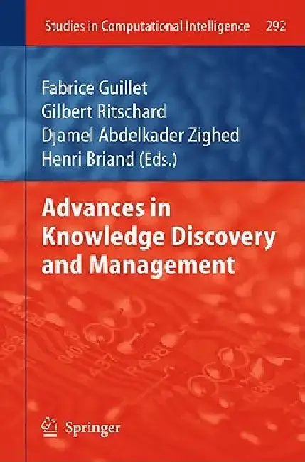 Cover of Advances in Knowledge Discovery and Management