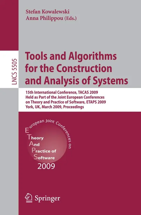 Cover of Tools and Algorithms for the Construction and Analysis of Systems