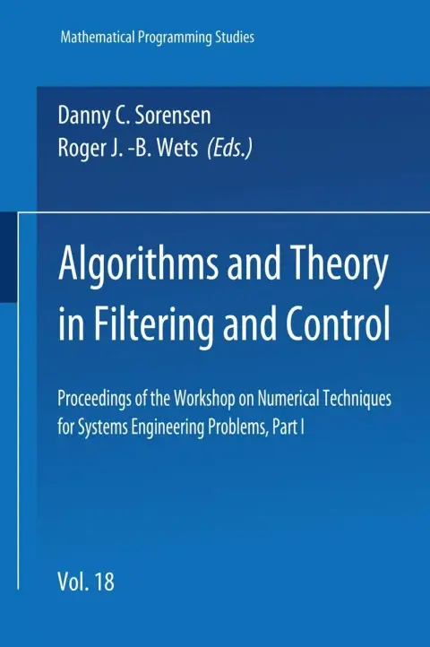 Cover of Algorithms and Theory in Filtering and Control