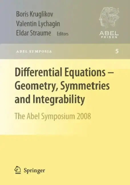 Cover of Differential Equations - Geometry, Symmetries and Integrability