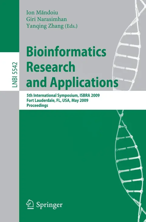 Cover of Bioinformatics Research and Applications