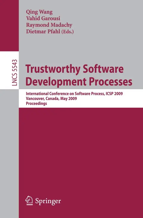 Cover of Trustworthy Software Development Processes