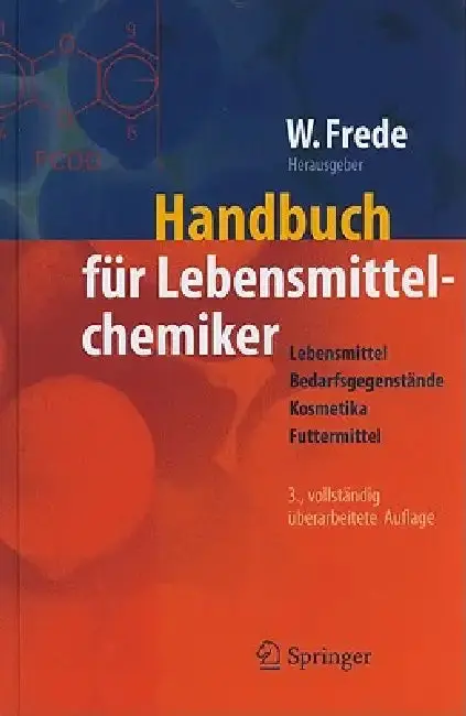 Cover of Handbuch Für Lebensmittelchemiker