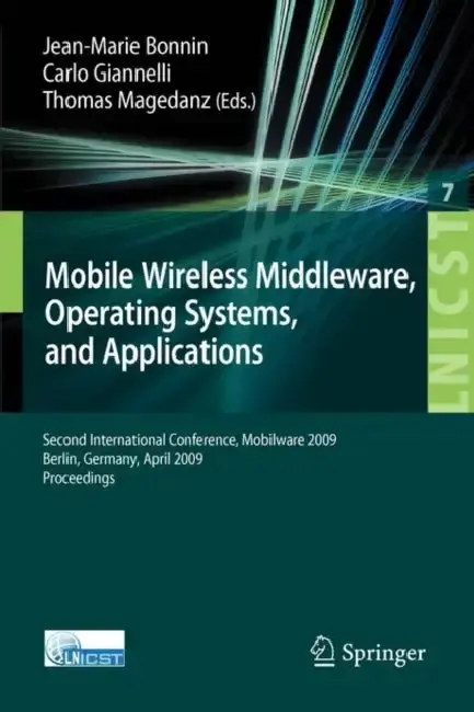 Cover of Mobile Wireless Middleware