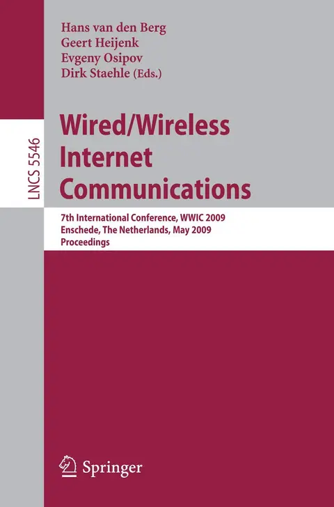 Cover of Wired/Wireless Internet Communications