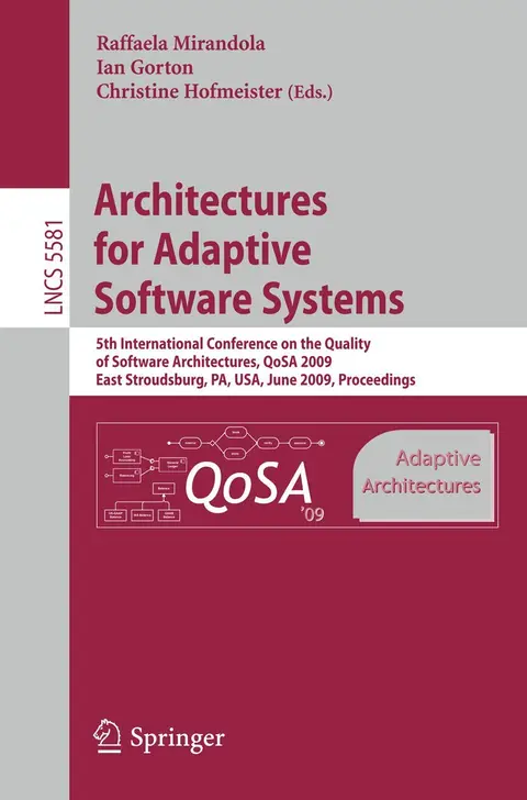 Cover of Architectures for Adaptive Software Systems