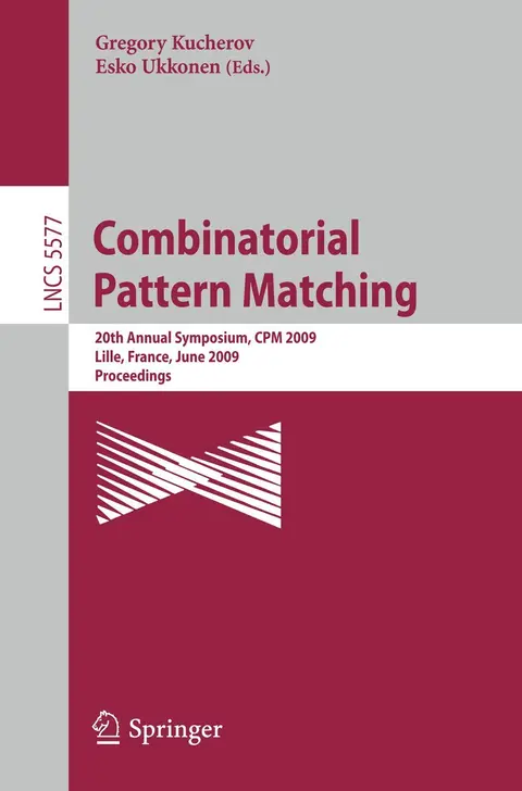 Cover of Combinatorial Pattern Matching