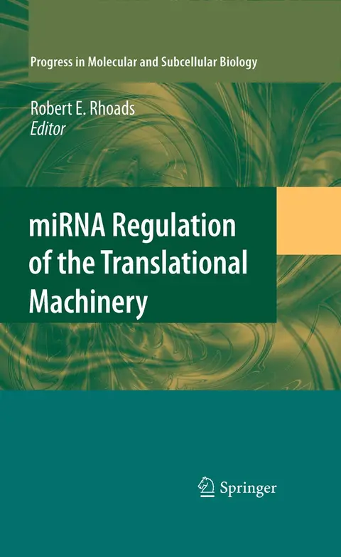 Cover of miRNA Regulation of the Translational Machinery