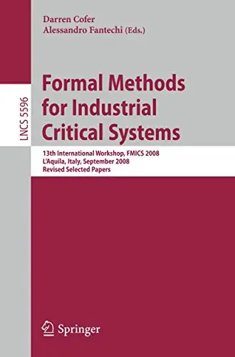 Cover of Formal Methods for Industrial Critical Systems