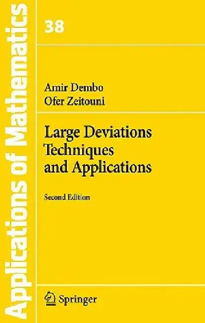 Cover of Large Deviations Techniques and Applications
