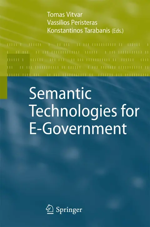Cover of Semantic Technologies for E-Government