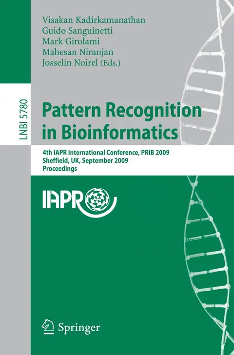 Cover of Pattern Recognition in Bioinformatics