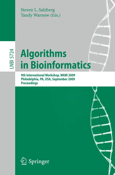 Cover of Algorithms in Bioinformatics