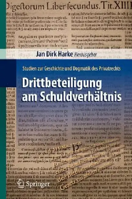 Cover of Drittbeteiligung Am Schuldverhältnis