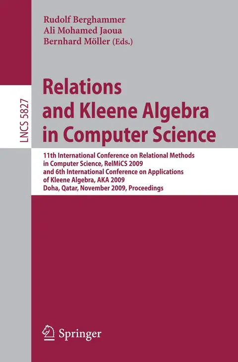Cover of Relations and Kleene Algebra in Computer Science