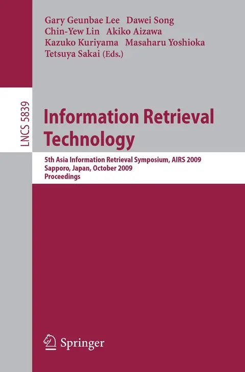 Cover of Information Retrieval Technology