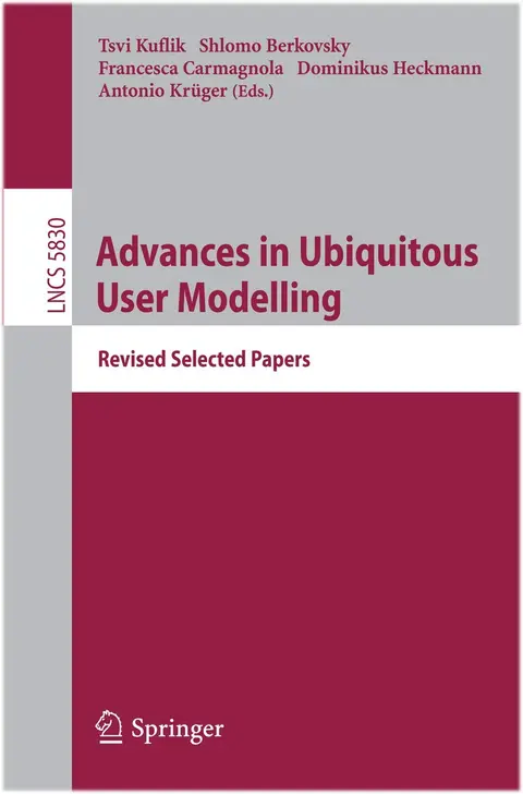 Cover of Advances in Ubiquitous User Modelling