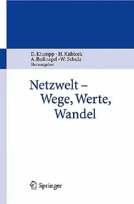 Cover of Netzwelt - Wege, Werte, Wandel