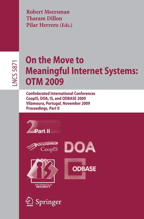 Cover of On the Move to Meaningful Internet Systems