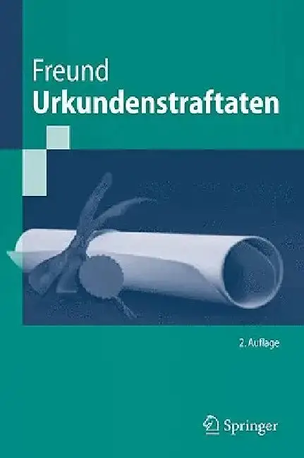 Cover of Urkundenstraftaten