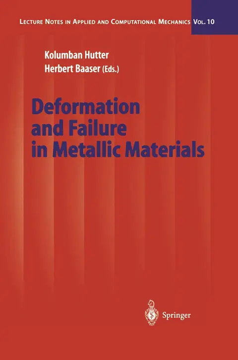 Cover of Deformation and Failure in Metallic Materials