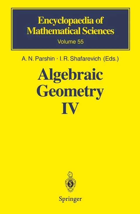 Cover of Algebraic Geometry IV