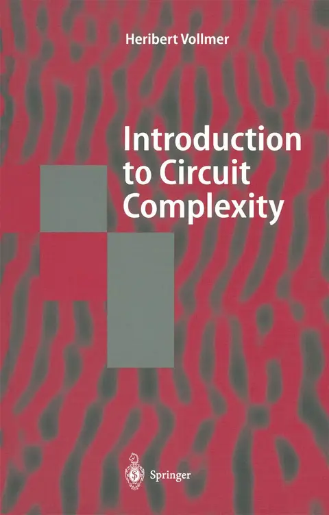 Cover of Introduction to Circuit Complexity