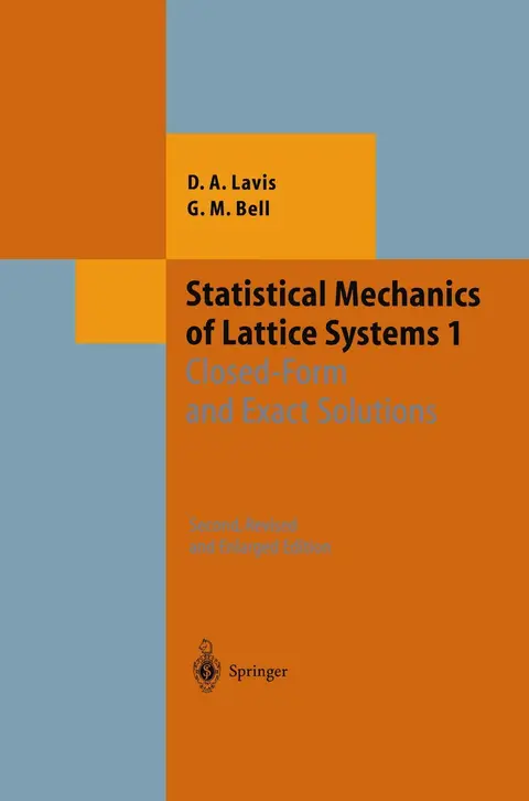 Cover of Statistical Mechanics of Lattice Systems