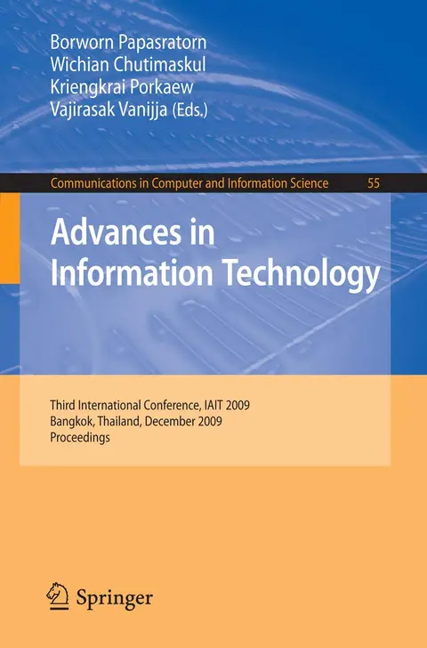 Cover of Advances in Information Technology