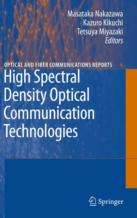 Cover of High Spectral Density Optical Communication Technologies