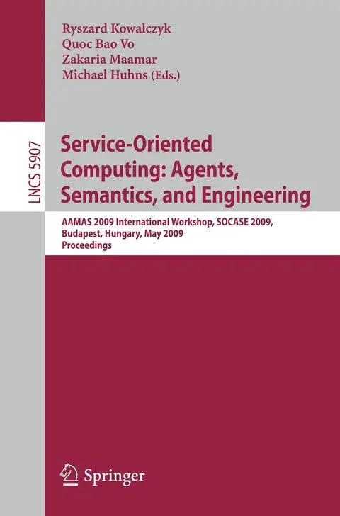 Cover of Service-Oriented Computing