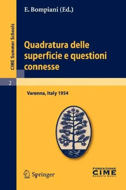 Cover of Quadratura Delle Superficie E Questioni Connesse