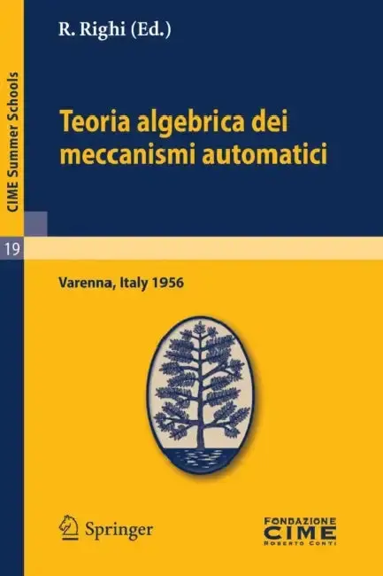 Cover of Teoria Algebrica Dei Meccanismi Automatici