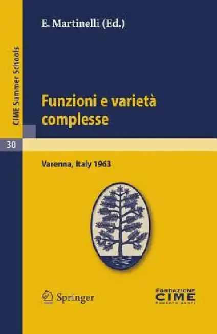 Cover of Funzioni E Varietà Complesse
