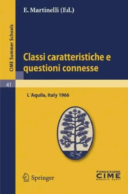 Cover of Classi Caratteristiche E Questioni Connesse