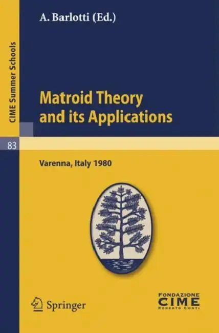 Cover of Matroid Theory and Its Applications