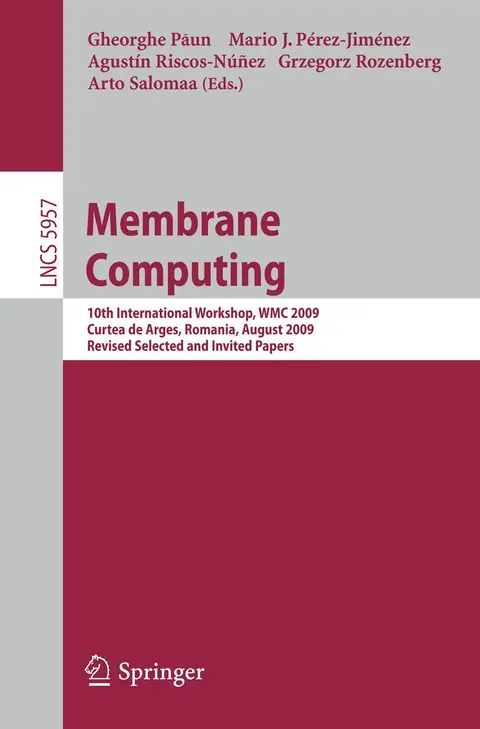 Cover of Membrane Computing