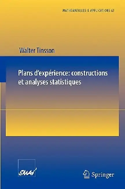Cover of Plans d'Expérience