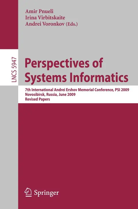 Cover of Perspectives of Systems Informatics