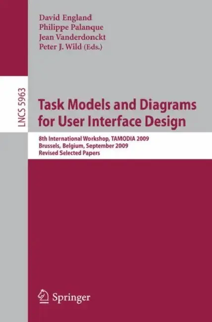 Cover of Task Models and Diagrams for User Interface Design