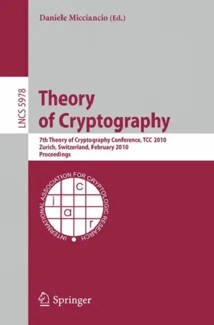 Cover of Theory of Cryptography