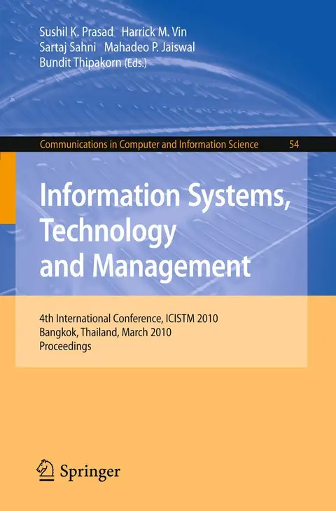 Cover of Information Systems, Technology and Management
