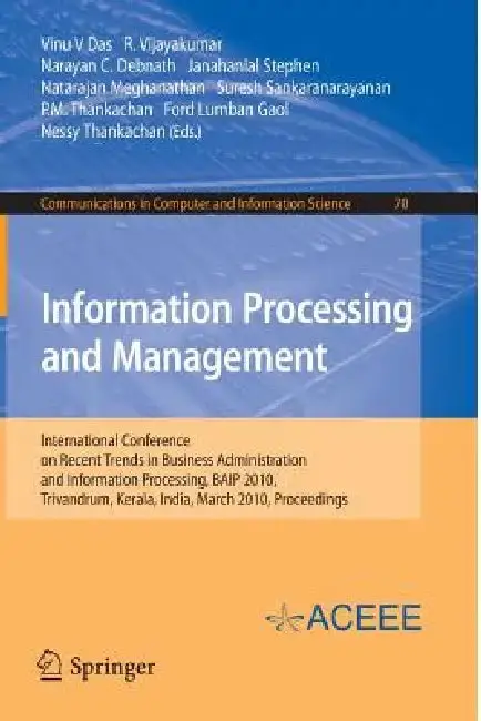 Cover of Information Processing and Management
