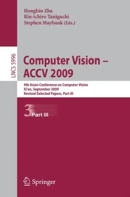 Cover of Computer Vision -- Accv 2009