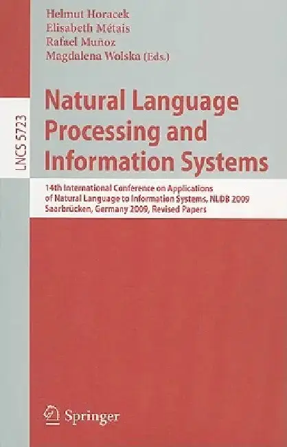 Cover of Natural Language Processing and Information Systems
