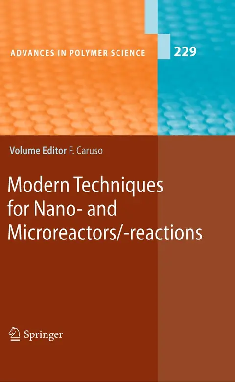Cover of Modern Techniques for Nano- and Microreactors/-reactions