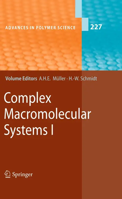 Cover of Complex Macromolecular Systems I