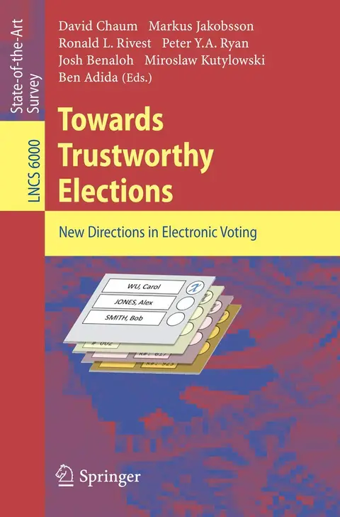 Cover of Towards Trustworthy Elections